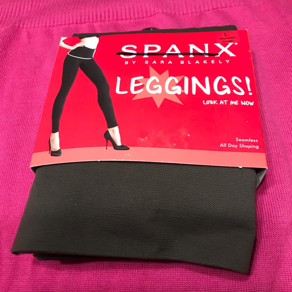 NWT Spanx Brown Seamless Leggings